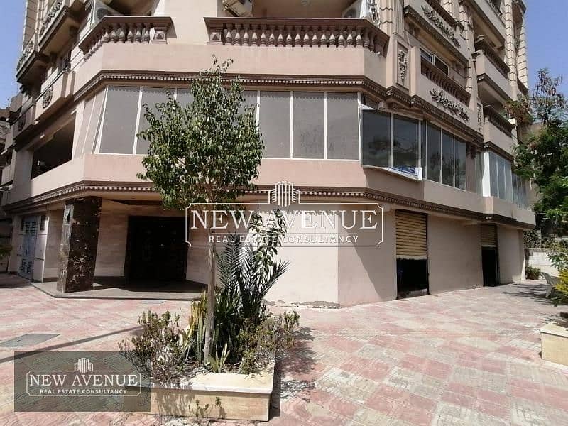 محل تجاري دورين بشارع رئيسى فى مصر الجديدة  Heliopolis             MI/AB 296 1