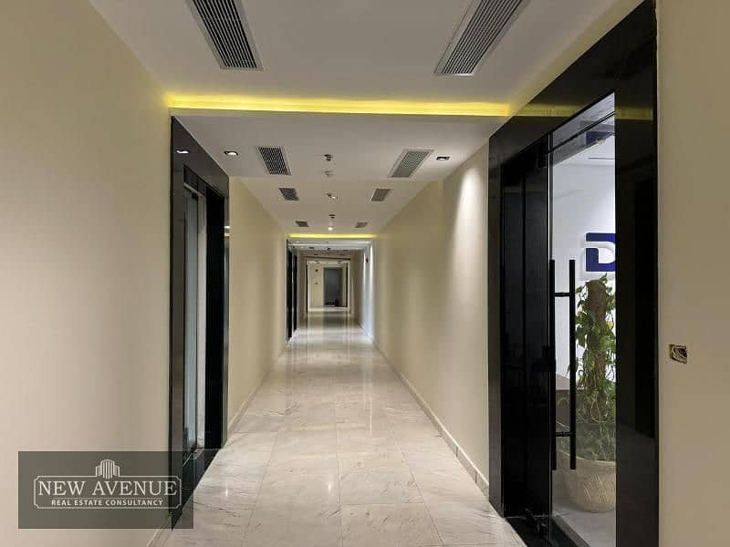 Fully Finished Office for rent at V90 New Cairo      S/AR 475 3