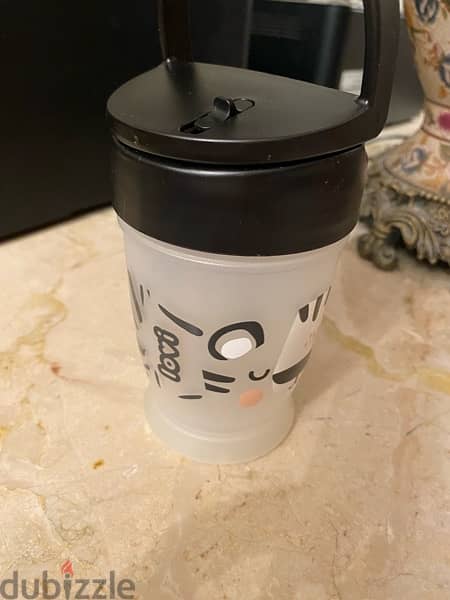 Lovi cup with straw 250 ml 1