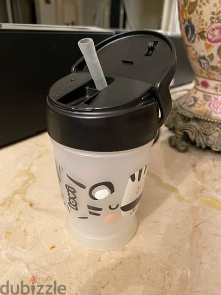 Lovi cup with straw 250 ml 2