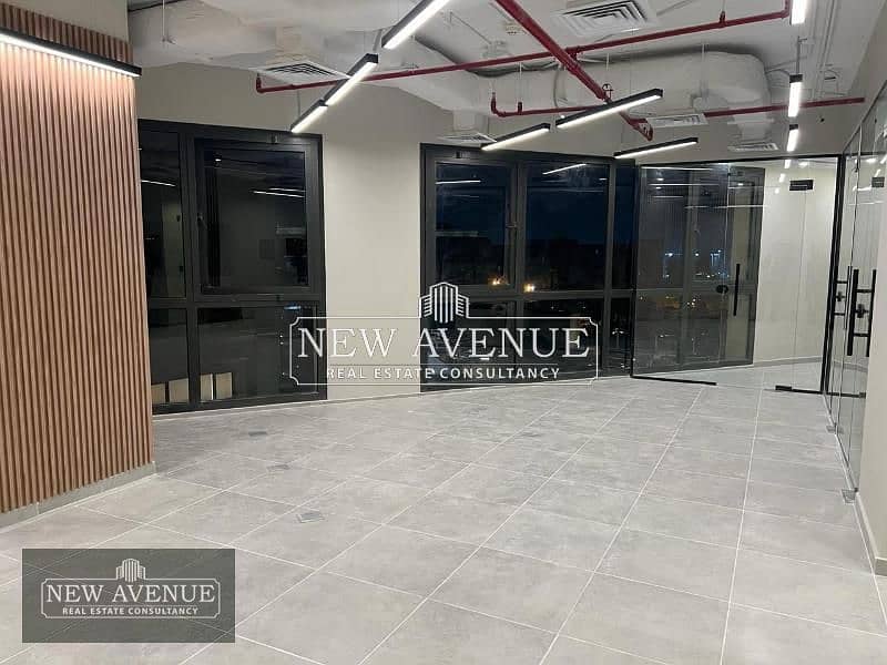 Admin Office 129 sqm for rent at Mivida New Cairo           MA/AF 24 7