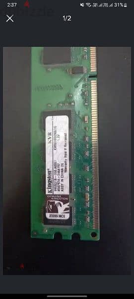 ram 2gb ddr2 kingston