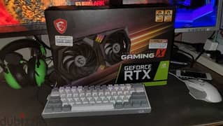 كرت شاشة rtx 3060 12gb gaming x