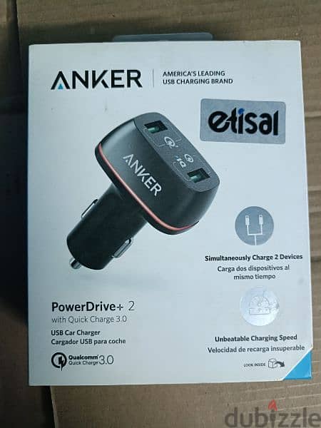 Anker ( Wall , Car Chargers & Cables ) Sealed جديد متبرشم بأقل سعر 5