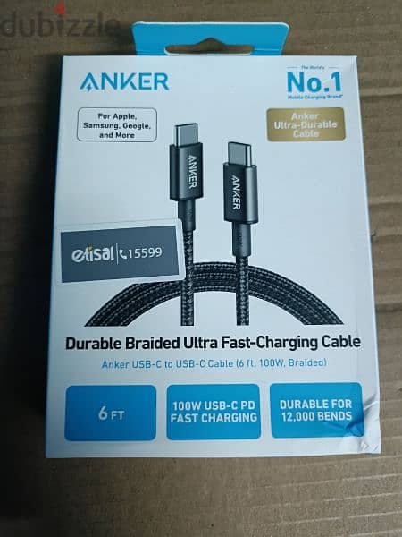 Anker ( Wall , Car Chargers & Cables ) Sealed جديد متبرشم بأقل سعر 6