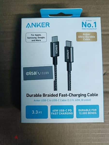 Anker ( Wall , Car Chargers & Cables ) Sealed جديد متبرشم بأقل سعر 7