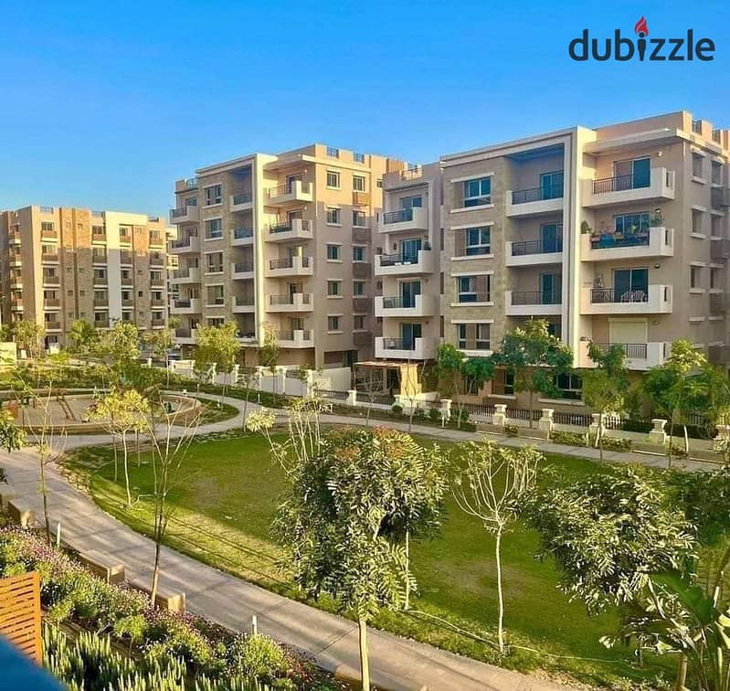 Apartment for sale 158m with 10% down payment and installments over 8 years in Sarai Compound next to Madinaty 2