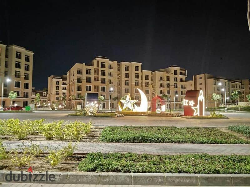 Apartment for sale 158m with 10% down payment and installments over 8 years in Sarai Compound next to Madinaty 4