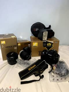 package nikon 5300D with accessories