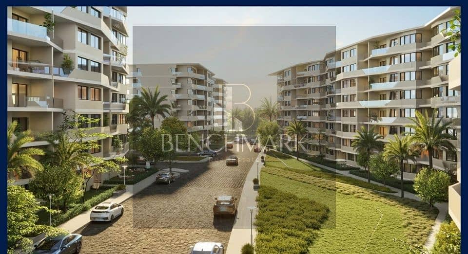 Apartment 132m for sale in Taj City (Origami Golf phase), New Cairo, the heart of the First Settlement, in front of Gate 2 of Cairo Airport 1