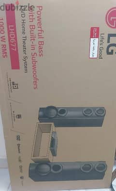 مسرح منزلي lg 1000 w موديل lhd677