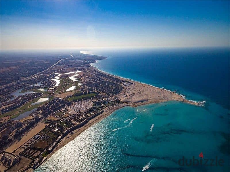 شاليه  للبيع ارضي بجاردن بموقع مميز جدا علي حمام السباحه مباشرا في مراسي اعمار الساحل الشمالي 7