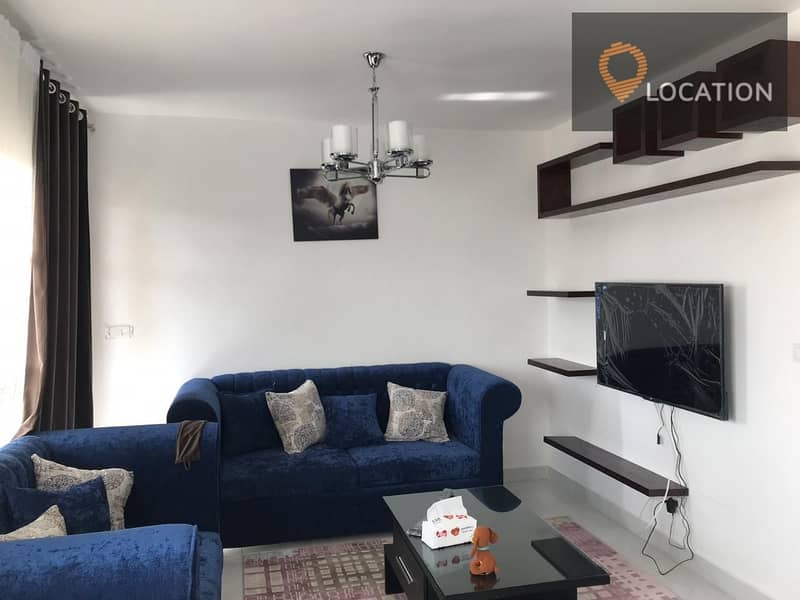 Apartment in Madinaty for rent furnished, a privileged location in B6, next to movement and South Park, an area of 90 meters 1