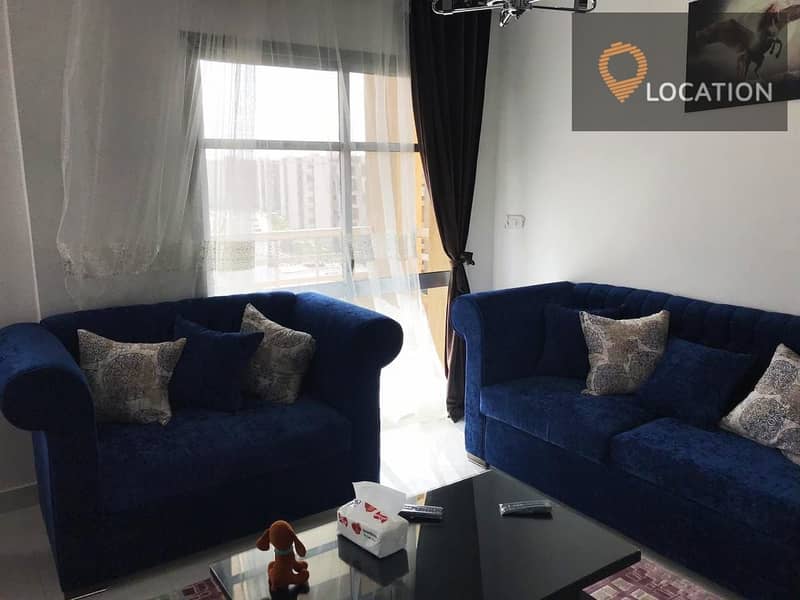 Apartment in Madinaty for rent furnished, a privileged location in B6, next to movement and South Park, an area of 90 meters 4