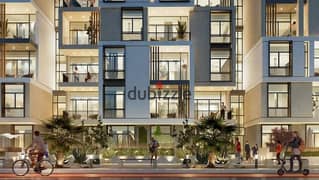 Apartment on the direct axis in Ever Location Compound, distinguished view, landscape and lake, complete for sale in installments