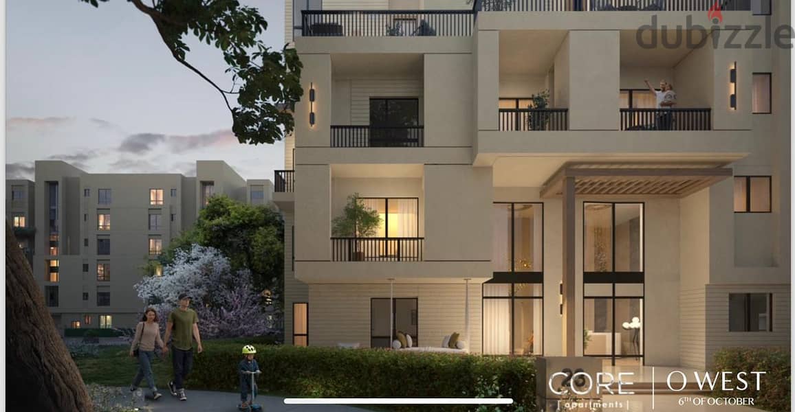 للبيع شقة ارضي بجاردن سعر قديم او ويست apartment for sale o west 2