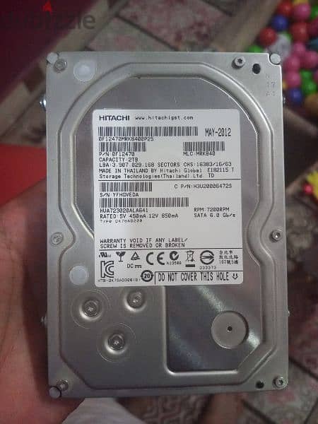 للبيع هارد ديسك ٢ تيرا Hdd 2tb بالالعاب اللي علية 0