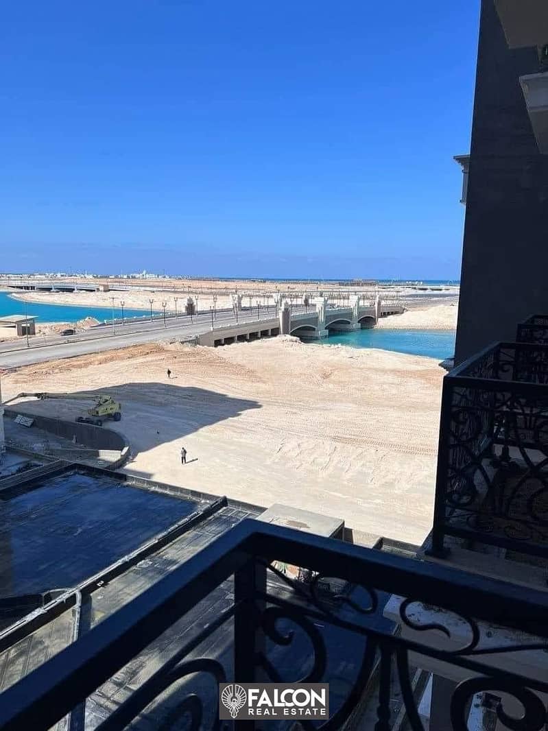 For sale, a nautical apartment directly on the lagoon in the Latin Quarter, New Alamein 1