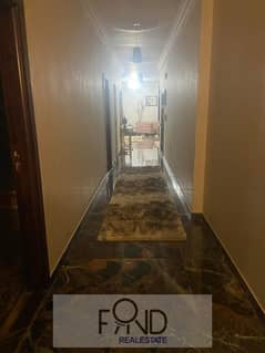 Apartment 240m for sale fully finished garden View in banafseg omarat new cairo