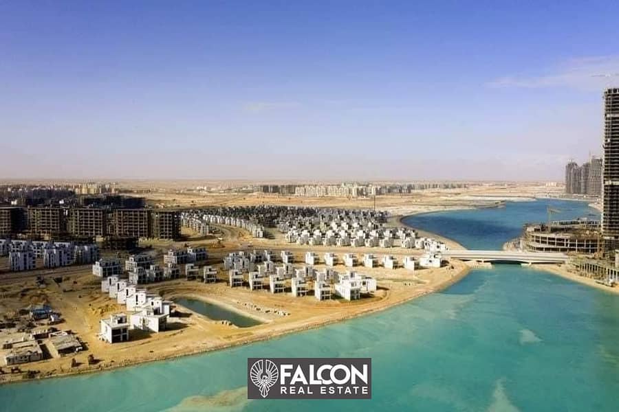 For sale, a finished villa at the lowest price directly on the lake in New Alamein 5