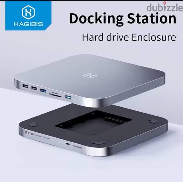 Hagibis USB C Hub with Hard Drive Type-C for Mac mini with 2.5 SATA 0