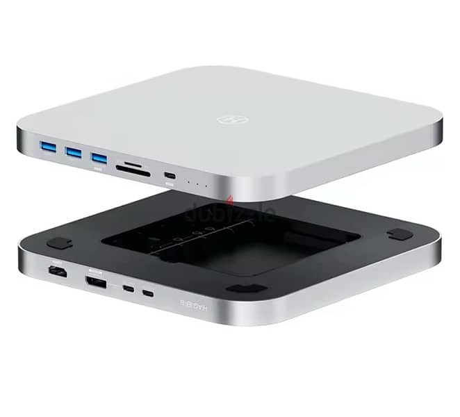 Hagibis USB C Hub with Hard Drive Type-C for Mac mini with 2.5 SATA 4