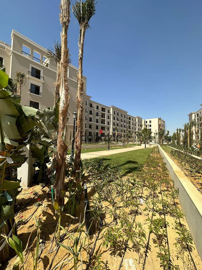 For sale, an apartment of 149 m with installments resale Village West Compound, ground floor 3 bedrooms, Sheikh Zayed, fu 5