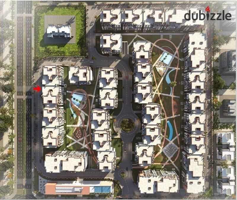 For sale apartment 138m  installments up to 10 years, Sheikh Zayed, down payment of 370 thousand, on Al-nozha Street, Sheikh Zayed 0