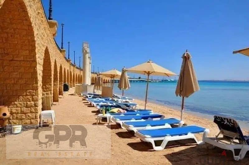 شالية بجاردن على الاجون للبيع في سوما باي  Soma bay الغردقة الجونة سهل حشيش Ground floor chalet for sale in Soma bay Hurghada 9