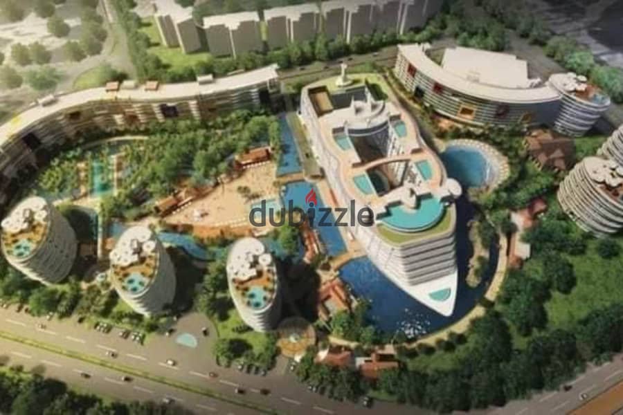 شاليه للبيع 60م + 27م حديقة الساحل الشمالي - Porto Golf Marina (مقدم: 178,000 ج) 2