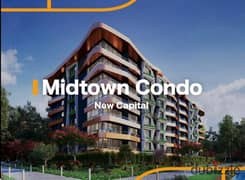 شقة مميزة جدا للبيع استلام فوري بسعر مميز في كمبوند ميد تاون "Midtown Condo " العاصمة الجديدة