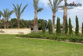 Apartment149m with garden for sale - finishing & AC. Village West Compound, Sheikh Zayed