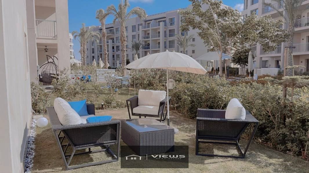 شاليه بجاردن للايجار اقل سعر في الماركت مباشر علي حمام السباحة مارينا مراسي Marassi Marina 3