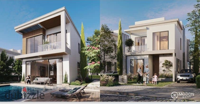 Townhouse for sale, installments up to 10 years, VILLAGIO in front of Palm Hills and Al Jazeera Club 2