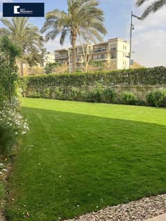 Own an Apartment With Private Garden Move Now !! For Sale in Uptown Cairo Very Prime Location  Direct To Fountain