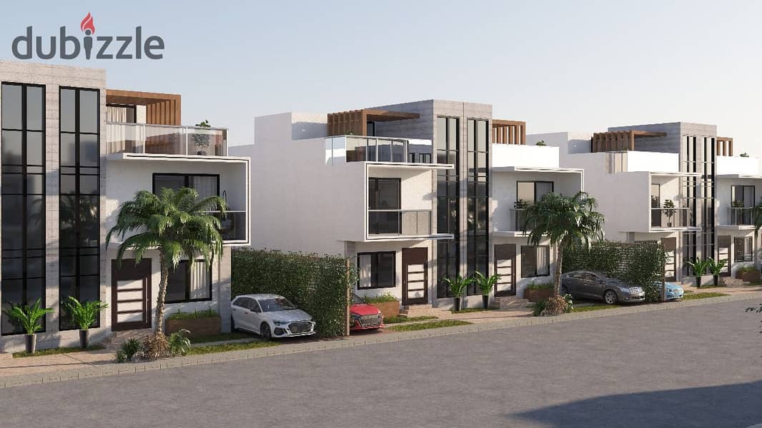 Apartment for sale inside a compound in New Sheikh Zayed 1