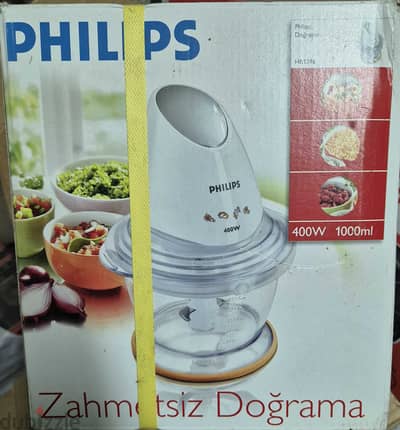 Philips Chopper HR1396/01 Made in Turkey