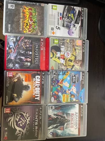 8 ps3 games