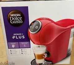 ماكينة صنع القهوة Nescafe Dolce Gusto Genio S Plus Machine - Red 0