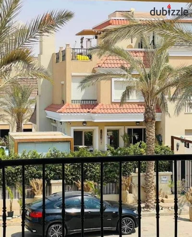 villa standalone for sale in new cairo next to madainty direct 206m + 60m garden 2