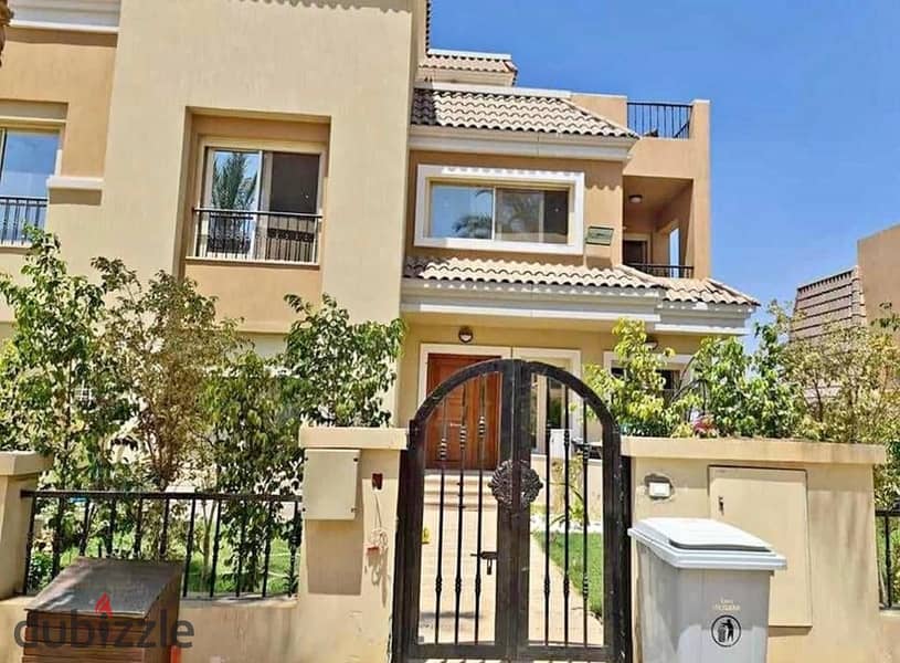 villa standalone for sale in new cairo next to madainty direct 206m + 60m garden 9