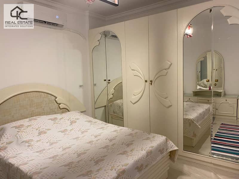 For sale in Emirates Heights, a chalet on a terrace overlooking the sea, 100 square meters, including furniture and appliances, at a special price, th 8