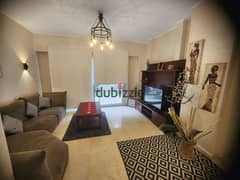 Furnished studio with garden rent Village Gate Palm Hills New Cairo