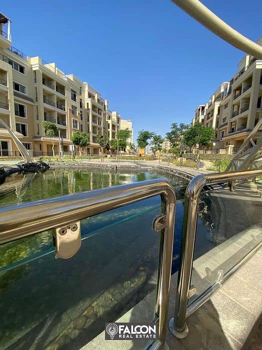 للبيع بعد الخصم شقة 156م امام كمبوند مدينتي بفيو اللاند سكيب في سراى بالتقسيط Sarai New Cairo 2