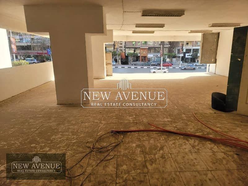 Retail in for rent at thawra street Masr Elgedida          MH-AH 246 2