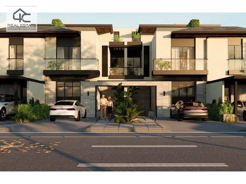 The lowest total in the market duplex 310 m with down payment and installments in Tilal East Compound, El Tagamoa 7