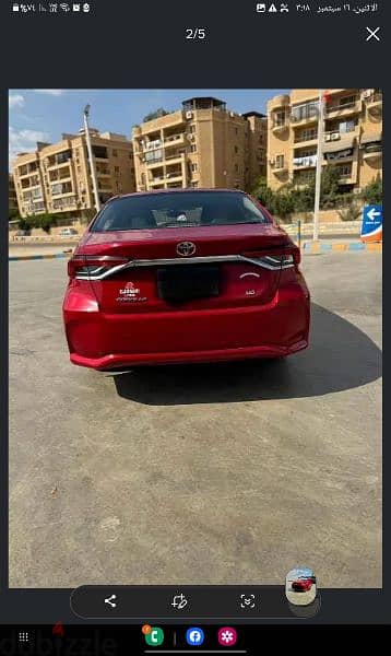 ايجار سيارة تويوتا كورولا 2022  toyota corolla for rent 4