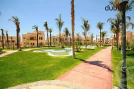 Twin House 303 Sqm Greens Compound El Sheikh Zayed View lake and Landscape 0