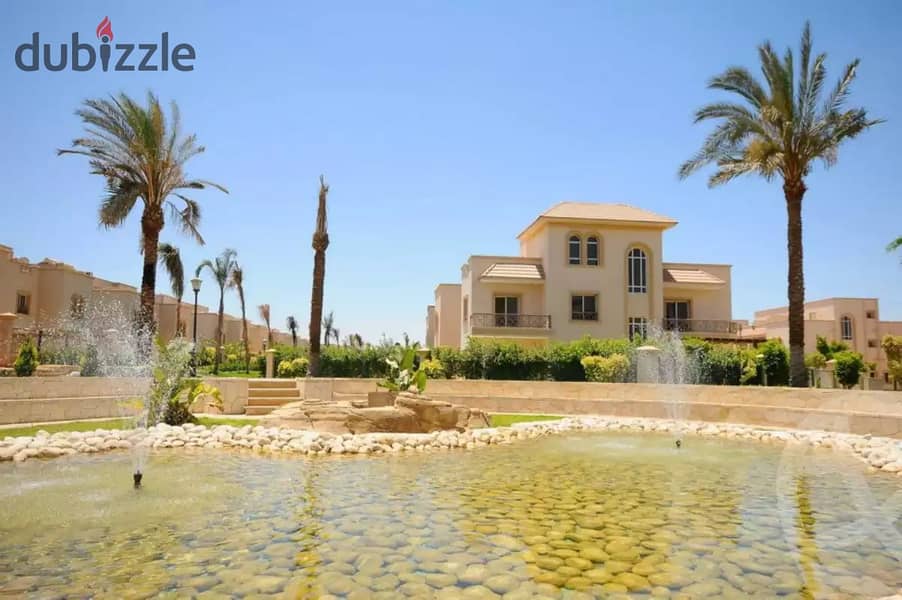 Twin House 303 Sqm Greens Compound El Sheikh Zayed View lake and Landscape 1