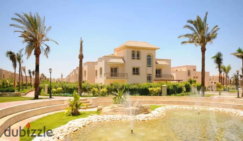 Twin House 303 Sqm Greens Compound El Sheikh Zayed View lake and Landscape 2